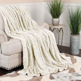 Fleece Blanket – Arctic Boho Knit Jacquard - Plush, Cozy Warmth - Blanket by Superior Brand