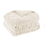 Fleece Blanket – Arctic Boho Knit Jacquard - Plush, Cozy Warmth - Blanket by Superior Brand