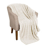 Fleece Blanket – Arctic Boho Knit Jacquard - Plush, Cozy Warmth - Blanket by Superior Brand