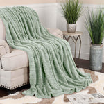 Fleece Blanket – Arctic Boho Knit Jacquard - Plush, Cozy Warmth - Blanket by Superior Brand