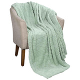 Fleece Blanket – Arctic Boho Knit Jacquard - Plush, Cozy Warmth - Blanket by Superior Brand