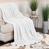 Fleece Blanket – Arctic Boho Knit Jacquard - Plush, Cozy Warmth - Blanket by Superior Brand
