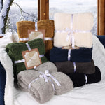 Fleece Blanket – Arctic Boho Knit Jacquard - Plush, Cozy Warmth - Blanket by Superior Brand