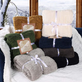 Fleece Blanket – Arctic Boho Knit Jacquard - Plush, Cozy Warmth - Blanket by Superior Brand