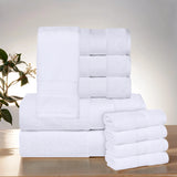 Aria Turkish Cotton Heavyweight Absorbent Solid 10 Piece Plush Towel Set - Towel Set by Superior Brand