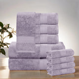 Aria Turkish Cotton Heavyweight Absorbent Solid 10 Piece Plush Towel Set - Towel Set by Superior Brand