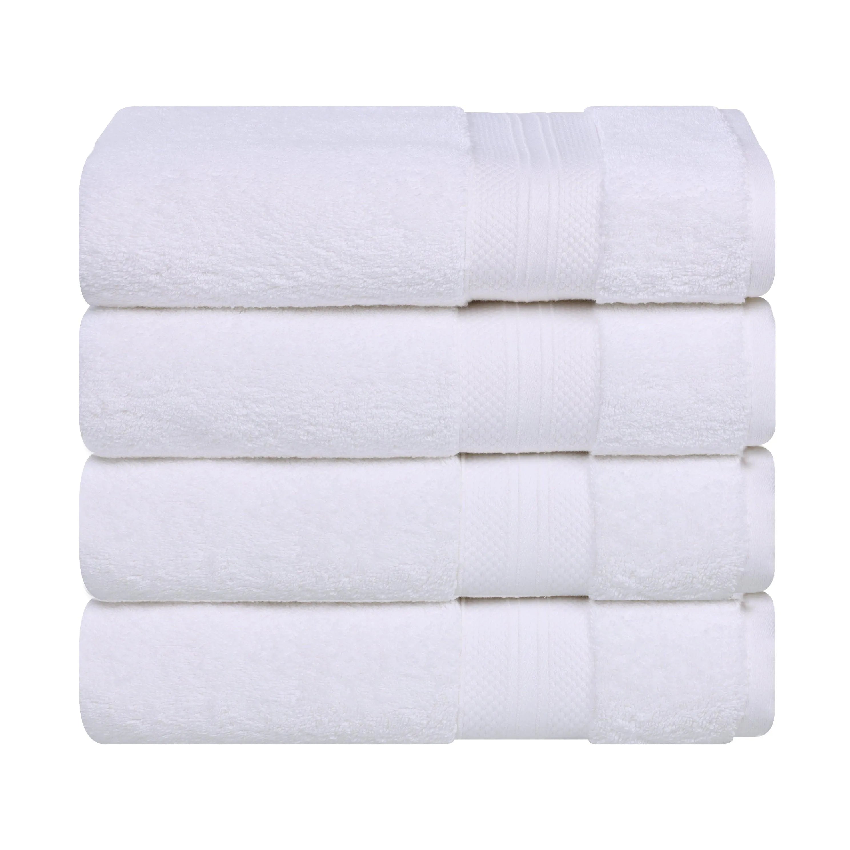Turkish Cotton Heavyweight Bath Towel Set 4-Piece - Aria - Bath Towel by Superior Brand