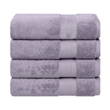 Turkish Cotton Heavyweight Bath Towel Set 4-Piece - Aria - Bath Towel by Superior Brand
