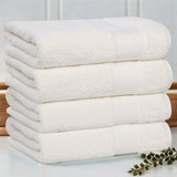 Turkish Cotton Heavyweight Bath Towel Set 4-Piece - Aria - Bath Towel by Superior Brand