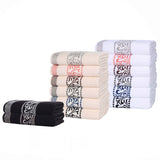 Superior Athens Cotton Greek Key Trim 8 Piece Towel Set - Towel Set by Superior Brand