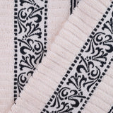 Athens Cotton Medium Weight Floral Greek Key Trim 6 Piece Towel Set - Towel Set by Superior Brand