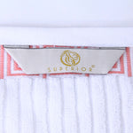 Athens Cotton Medium Weight Floral Greek Key Trim 6 Piece Towel Set - Towel Set by Superior Brand