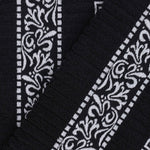 Athens Cotton Medium Weight Floral Greek Key Trim 6 Piece Towel Set - Towel Set by Superior Brand