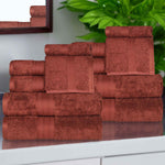 Atlas Cotton Plush Absorbent Heavyweight 12 Piece Assorted Towel Set - Towel Set by Superior Brand