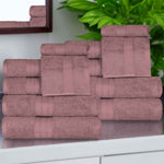 Atlas Cotton Plush Absorbent Heavyweight 12 Piece Assorted Towel Set - Towel Set by Superior Brand