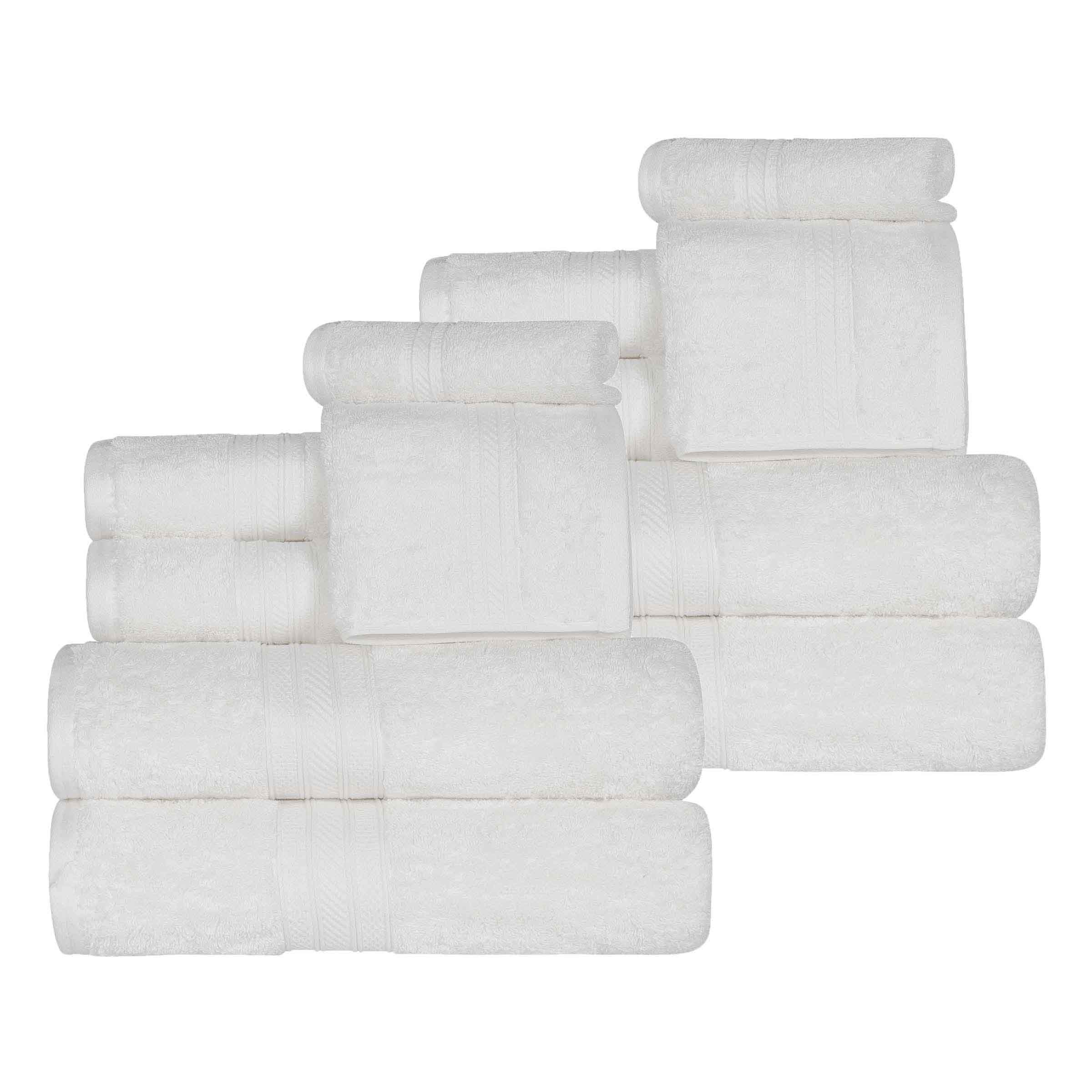 Atlas Cotton Plush Absorbent Heavyweight 12 Piece Assorted Towel Set - Towel Set by Superior Brand
