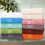 Atlas Cotton Plush Absorbent Heavyweight 12 Piece Assorted Towel Set - Towel Set by Superior Brand