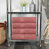 Cotton Plush Heavyweight Bath Towel Set of 4 - Bath Towel by Superior Brand
