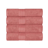 Cotton Plush Heavyweight Bath Towel Set of 4 - Bath Towel by Superior Brand