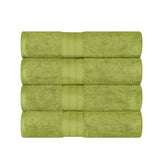 Cotton Plush Heavyweight Bath Towel Set of 4 - Bath Towel by Superior Brand