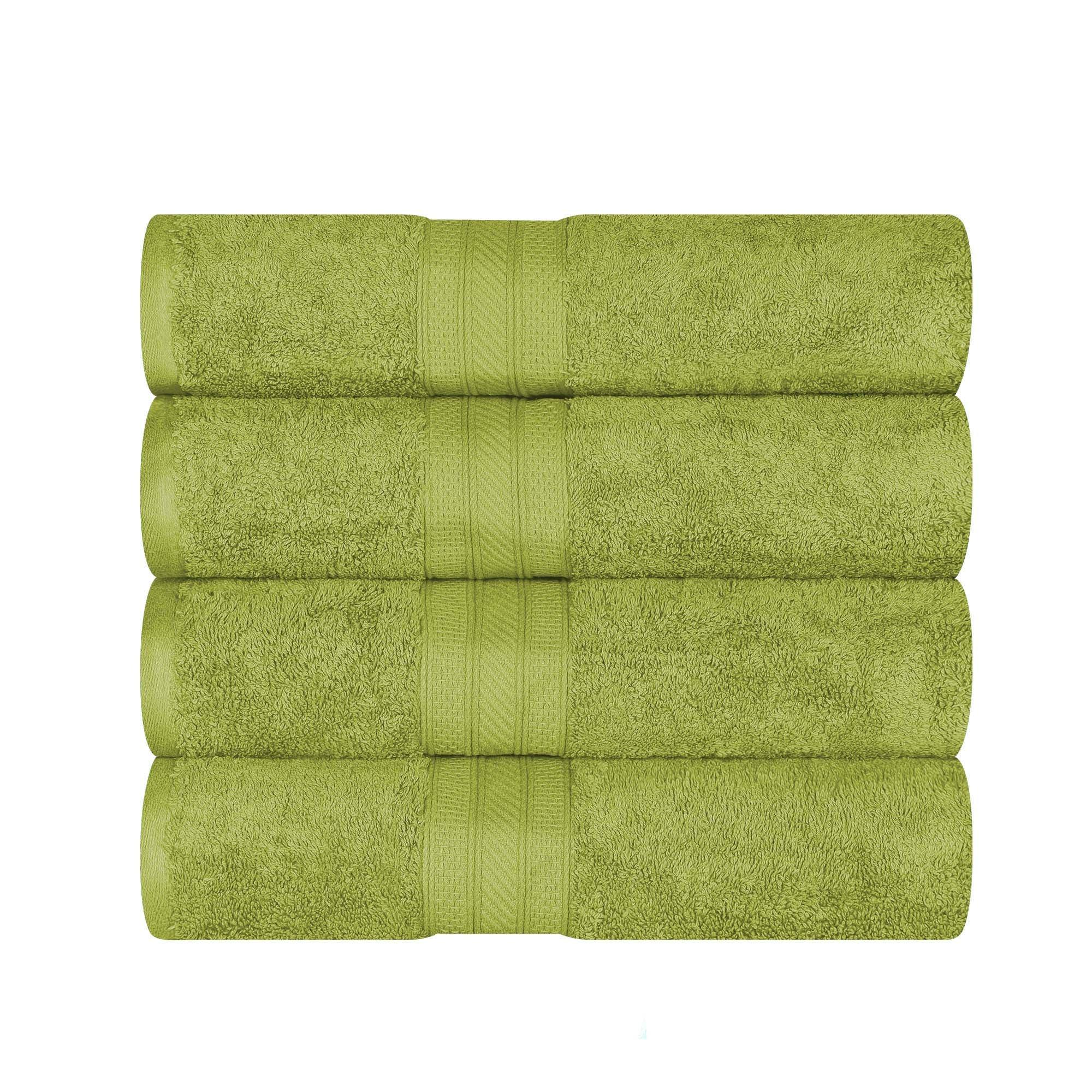 Cotton Plush Heavyweight Bath Towel Set of 4 - Bath Towel by Superior Brand