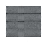 Cotton Plush Heavyweight Bath Towel Set of 4 - Bath Towel by Superior Brand