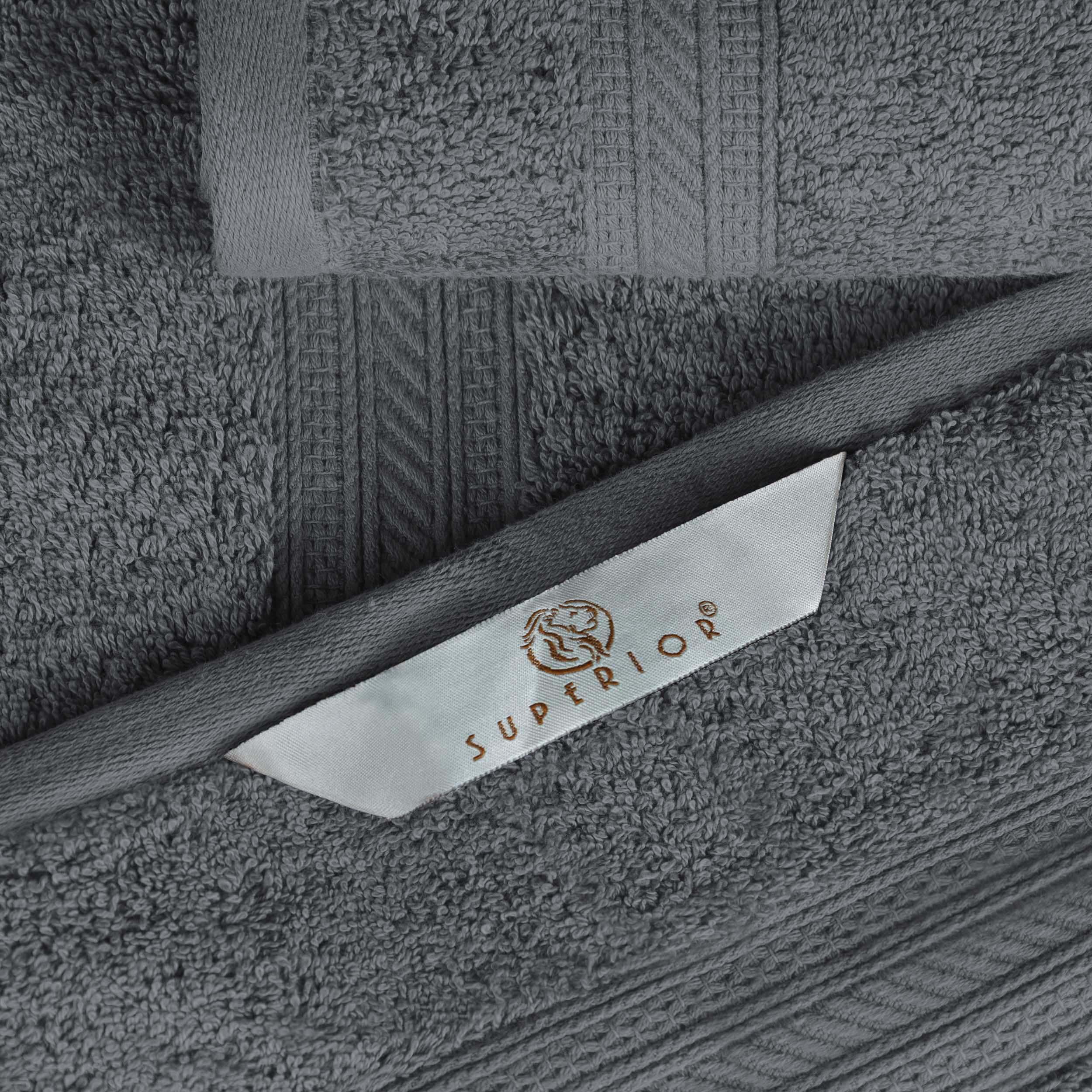 Cotton Plush Heavyweight Bath Towel Set of 4 - Bath Towel by Superior Brand