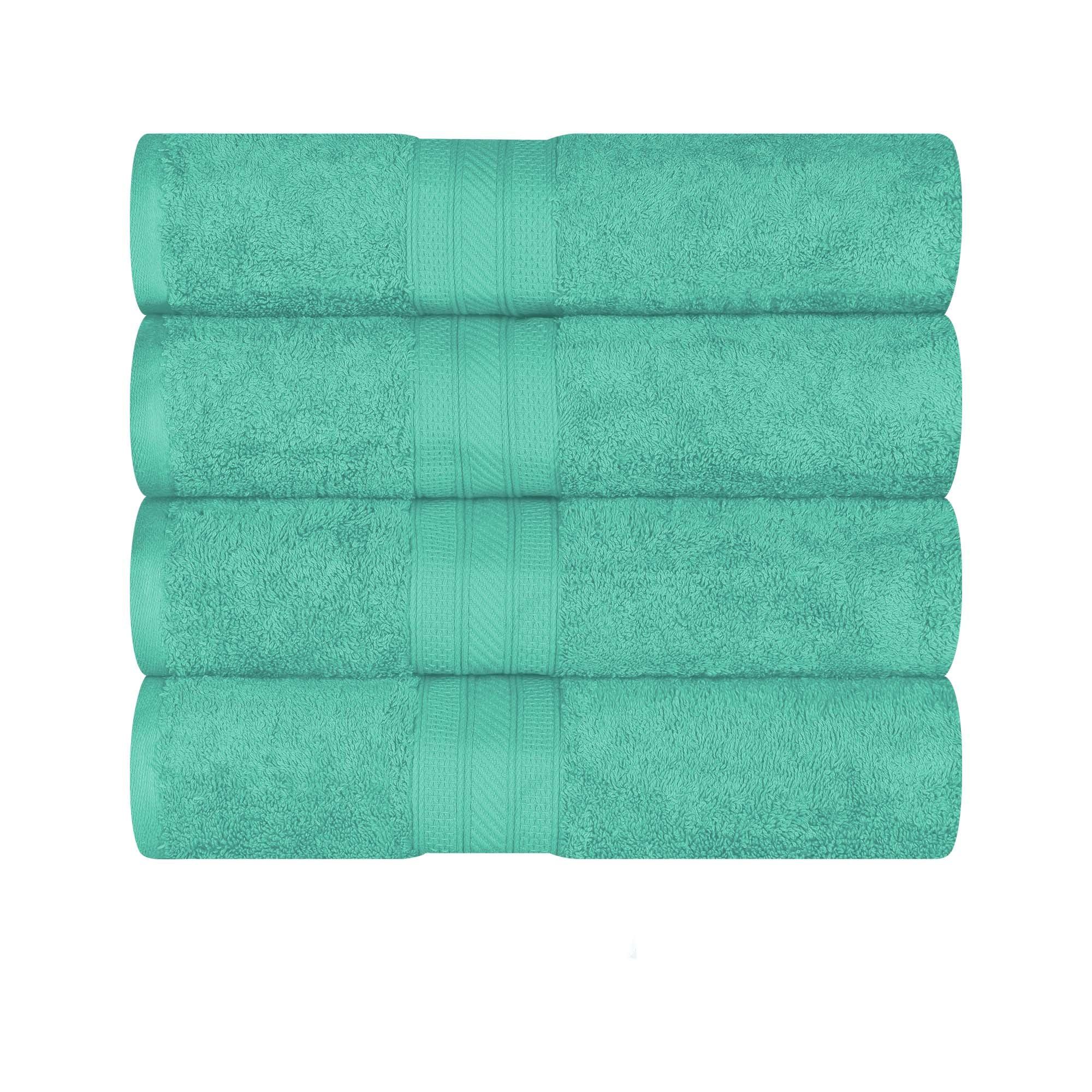 Cotton Plush Heavyweight Bath Towel Set of 4 - Bath Towel by Superior Brand