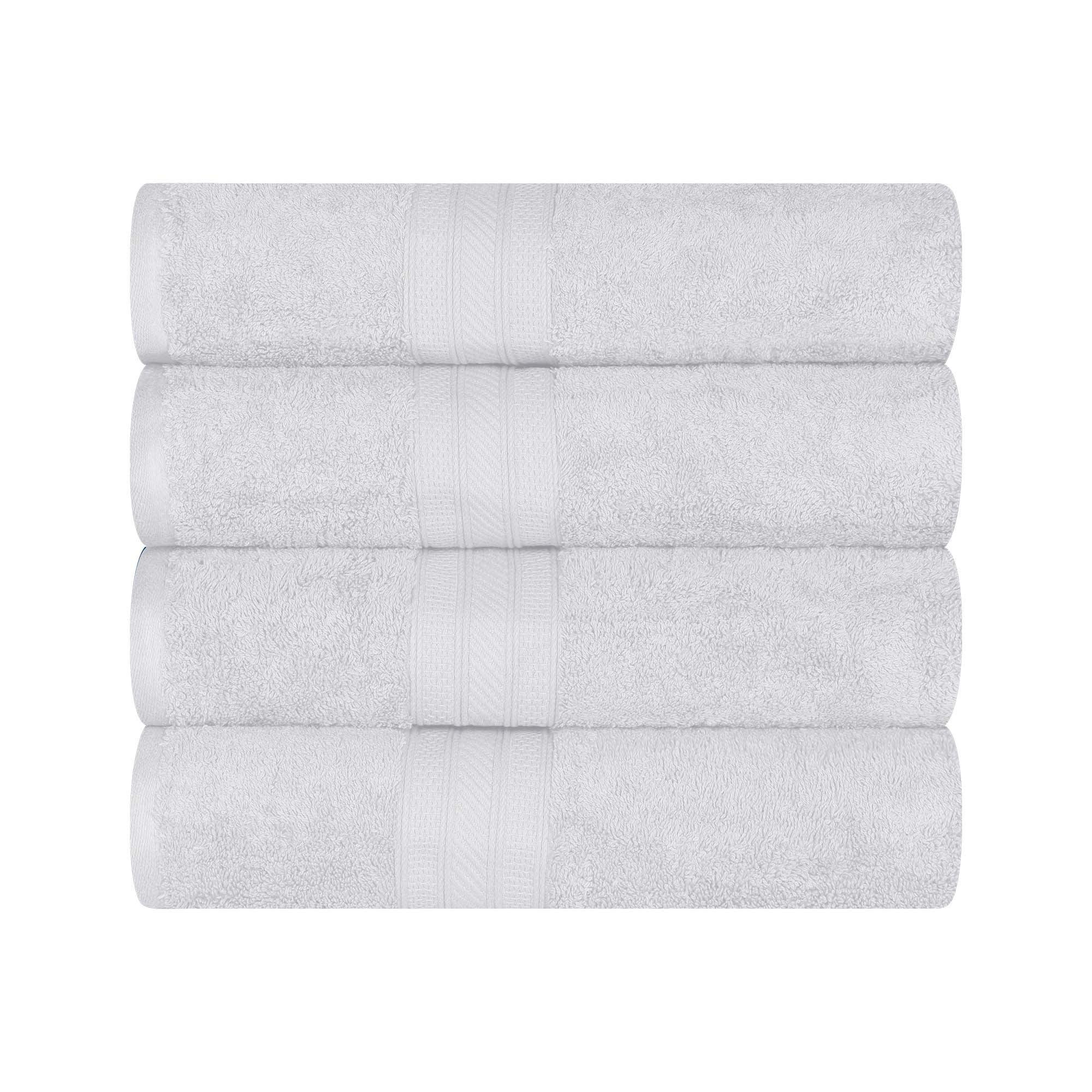 Cotton Plush Heavyweight Bath Towel Set of 4 - Bath Towel by Superior Brand