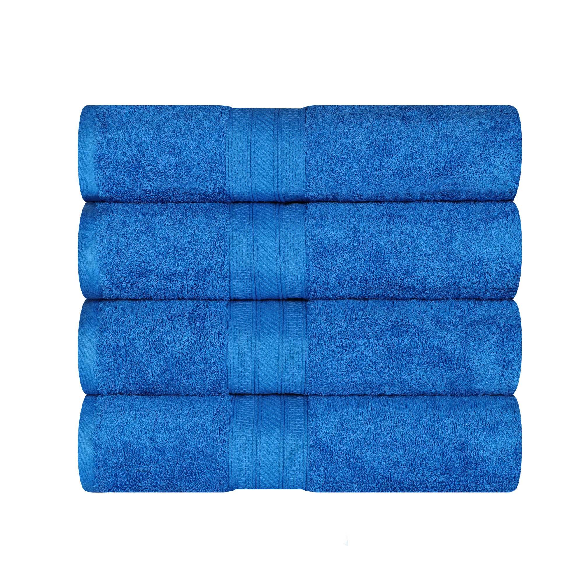Cotton Plush Heavyweight Bath Towel Set of 4 - Bath Towel by Superior Brand