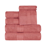 Atlas Cotton Plush Towel Set 6 Piece - Towel Set by Superior Brand