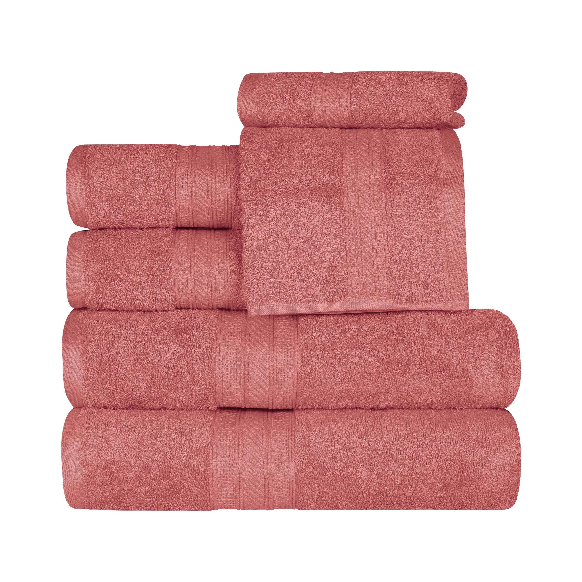 Atlas Cotton Plush Towel Set 6 Piece - Towel Set by Superior Brand