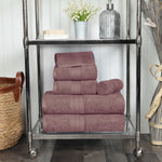 Atlas Cotton Plush Towel Set 6 Piece - Towel Set by Superior Brand