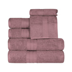 Atlas Cotton Plush Towel Set 6 Piece - Towel Set by Superior Brand