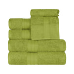 Atlas Cotton Plush Towel Set 6 Piece - Towel Set by Superior Brand