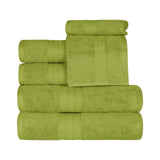 Atlas Cotton Plush Towel Set 6 Piece - Towel Set by Superior Brand