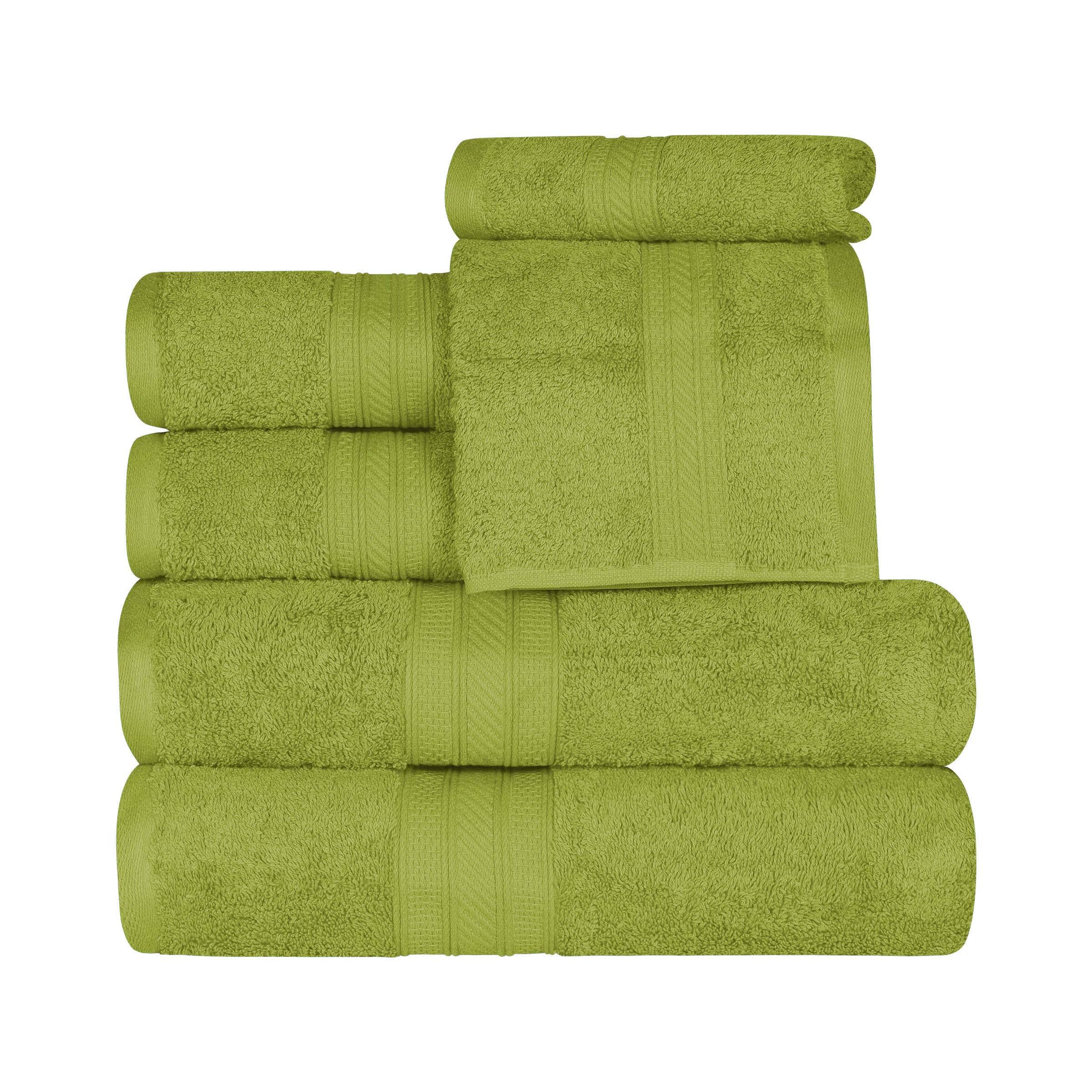 Atlas Cotton Plush Towel Set 6 Piece - Towel Set by Superior Brand