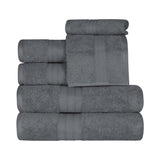 Atlas Cotton Plush Towel Set 6 Piece - Towel Set by Superior Brand