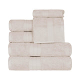 Atlas Cotton Plush Towel Set 6 Piece - Towel Set by Superior Brand