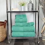 Atlas Cotton Plush Towel Set 6 Piece - Towel Set by Superior Brand
