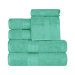 Atlas Cotton Plush Towel Set 6 Piece - Towel Set by Superior Brand