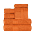 Atlas Cotton Plush Towel Set 6 Piece - Towel Set by Superior Brand