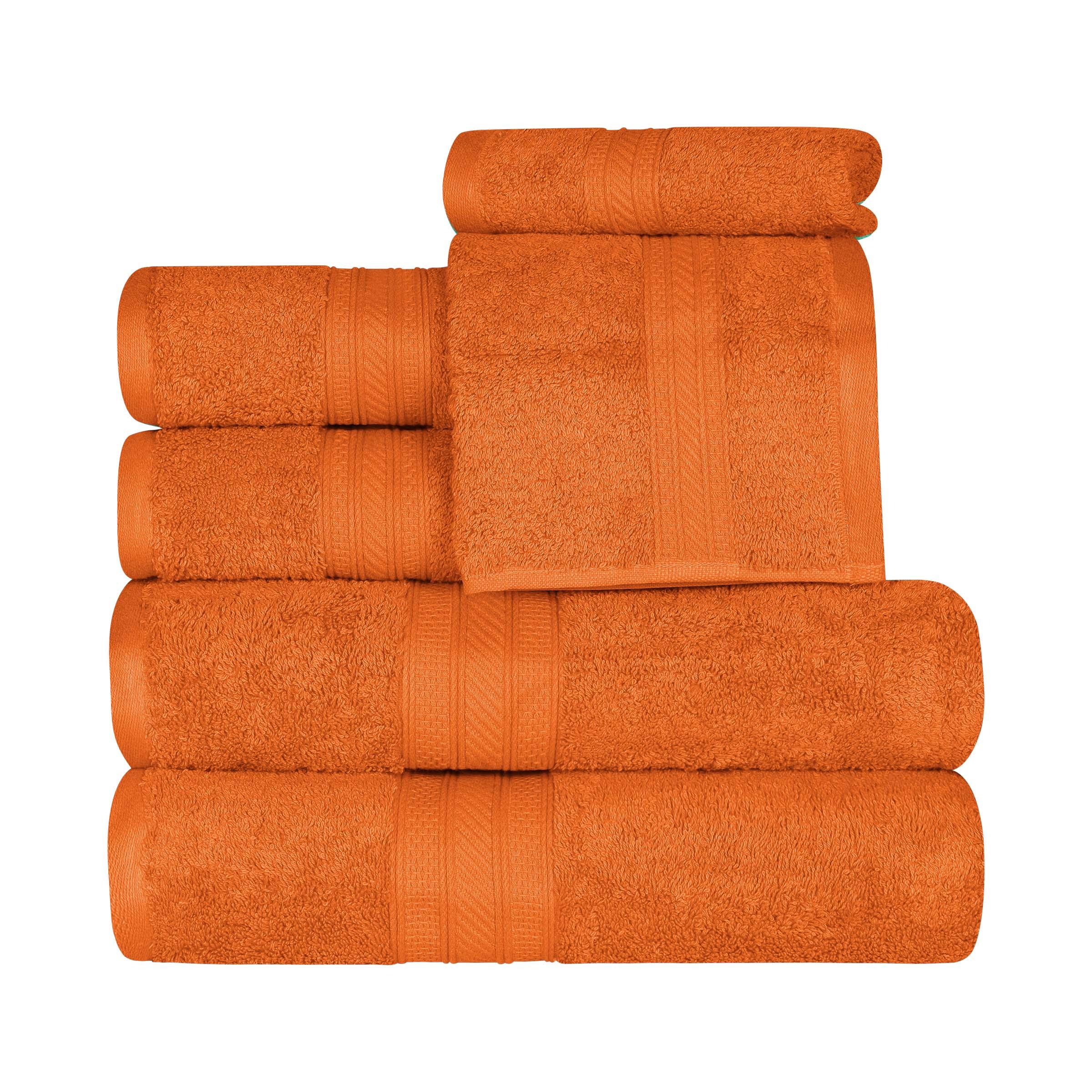 Atlas Cotton Plush Towel Set 6 Piece - Towel Set by Superior Brand