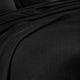 Lightweight Cotton Matelassé Bedspread Set 3-Piece Basketweave Jacquard - Bedspread by Superior Brand