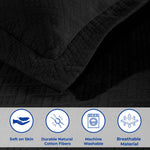 Lightweight Cotton Matelassé Bedspread Set 3-Piece Basketweave Jacquard - Bedspread by Superior Brand