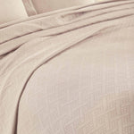 Lightweight Cotton Matelassé Bedspread Set 3-Piece Basketweave Jacquard - Bedspread by Superior Brand