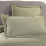 Lightweight Cotton Matelassé Bedspread Set 3-Piece Basketweave Jacquard - Bedspread by Superior Brand