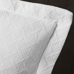 Lightweight Cotton Matelassé Bedspread Set 3-Piece Basketweave Jacquard - Bedspread by Superior Brand