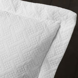 Lightweight Cotton Matelassé Bedspread Set 3-Piece Basketweave Jacquard - Bedspread by Superior Brand