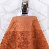 Egyptian Cotton Basketweave Jacquard and Solid Bath Towel Set of 4 - Egyptian Cotton Bath Towel by Superior Brand